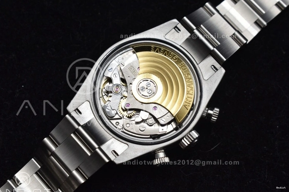 SS SS Black Best White Bracelet on ADGF Dial Daytona A7750 Edition 0414